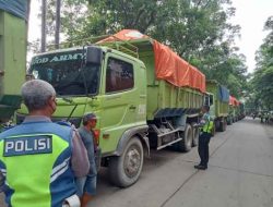 Bandel, Puluhan Truck Tanah Kembali Ditindak Tim Gabungan Polres Kota Tangerang