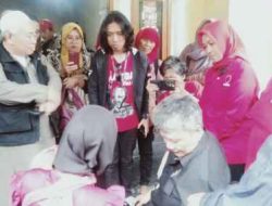 Ribka Tjiptaning P.AAK Resmikan Sumur Bor Sekaligus Konsolidasi GAMA Dan PDIP Di Dapil 6 Kabupaten Sukabumi