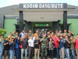 Dandim 0416/Bute Coffe Morning Bersama Insan Pers,Jalin Silaturahmi dan Sinergitas