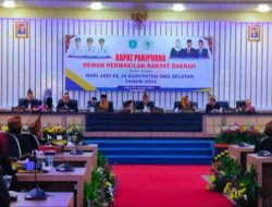 Sidang Paripurna Istimewa DPRD Dalam Rangka HUT Ke -20 Kabupaten OKU Selatan