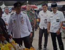 Jaga Stabilitas Harga Bahan Pokok, PJ Bupati Sarolangun Sidak Ke Pasar