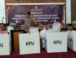 PJ Bupati Sarolangun Ikuti Simulasi Pencoblosan Untuk 14 Februari Mendatang