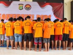 Polisi Amankan 27 Tersangka Berbagai Macam Kasus Kejahatan di Wilayah Hukum Polres Metro Bekasi