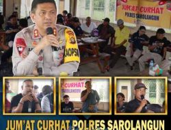 Jalin silahturahmi Kapolres Sarolangun Gelar Coffee Morning Bersama Insan Pers