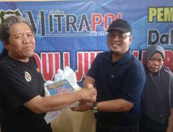 Redaksi Mitrapol Bersama Yayasan BUMN Adakan Bakti Sosial Bagikan Ratusan Paket Sembako