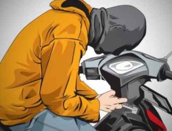 Pelaku Ranmor Tertangkap Patroli Saat Dorong Hasil Curiannya