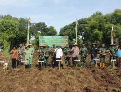Tingkatkan Kemandirian Pangan Nasional, Kodim Sampang Gelar Penanaman Jagung Serentak 