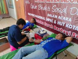 Peringati HPN dan HUT ke 31 Kota Tangerang,PWI Kota Tangerang Gelar Donor Darah
