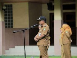 Saat Apel Pagi, Dr. Nurdin Ingatkan Para Pegawai Dalam Capaian Kinerja