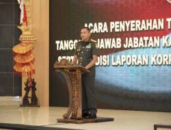 Pangdam IX/Udayana : Pejabat Baru Diharapkan Dapat Tingkatkan Situasi Kerja Yang Efektif dan Produktif