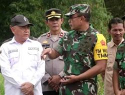 Dampingi Ketua Tim WASEV TMMD, Wabub : Program TMMD Relevan Dengan RPJMD Kabupaten Sukabumi