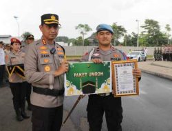 Tunaikan Janjinya, Kapolres Beri Reward Umrah Aiptu Fahmi Yang Lumpuhkan Maling