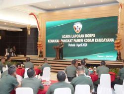 Kasdam IX/Udayana Pimpin Upacara Pelantikan Kenaikan Pangkat 49 Orang Pamen