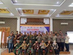 Menghadapi Pilkada Serentak, Forkopimda Kabupaten Sarolangun Lakukan Rapat Koordinasi