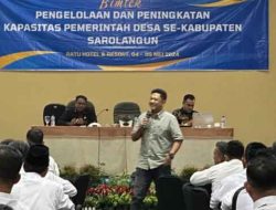 Kapolres Jadi Narasumber di Bimtek PPKP Desa Se-Kabupaten Sarolangun