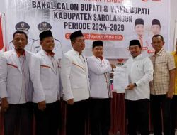 Tontawi Jauhari Serahkan Formulir Bacabup Sarolangun Ke Ketua DPD II PKS Sarolangun
