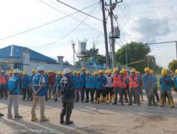 Fokus Kehandalan Listrik di Rantau Keloyang, PLN Rimbo Bujang Melakukan ROW Masal