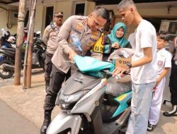 Satrio Mukti Raharjo, Casis Bintara Polri Yang Dibegal Dihadiahi Motor Oleh Kapolres Jakbar