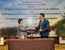 Indonesia dan Suriname Kolaborasi Lindungi Pesisir dan Rehabilitasi Mangrove