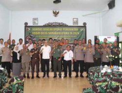 Tingkatkan Sinergitas, Kodim 0830/ Surabaya Utara Gelar Komsos Dengan Aparat Pemerintah