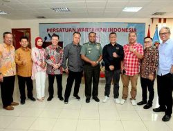 Kapendam Jaya Sambangi Markas PWI Jaya