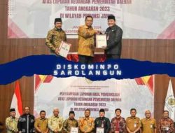 Ketua DPRD Sarolangun Tontawi Jauhari Hadiri Penyampaian LHP Keuangan Daerah Tahun 2023,