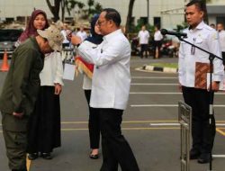 Sekjen DPD RI Rahman Hadi Melepas 96 P3K Diklat Latsar ke Rindam Jaya