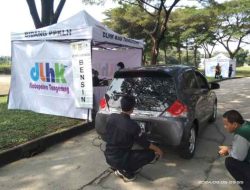 Peringati Hari Lingkungan Hidup Sedunia DLHK  Kabupaten Tangerang Uji Emisi Gratis 200 Kendaraan