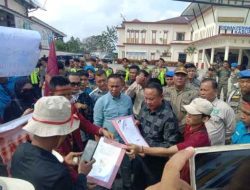 Tiga Poin Utama Dalam Aksi Aliansi Pemuda Peduli Demokrasi di Depan Gedung DPRD Kabupaten OKU Selatan