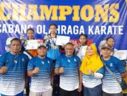 Cabor Karate Sumbangkan 2 Medali Emas Buat Kota Tangerang di Hari Pertama Popda XI Banten