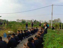 Babinsa Menganti Amankan Kegiatan Latihan Siswa PSHT Ranting Menganti