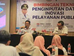 Buka Bimtek Penginputan Data Inovasi, Sekda: Inovasi harus Menjadi Budaya dan Nafas dalam Pelaksanaan Pemerintahan
