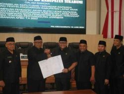 Rapat Paripurna DPRD, Bupati Sukabumi Apresiasi Kinerja Semua Pihak Atas di Raihnya WTP Tahun 2023