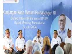 Kunjungi Purwakarta Mendag Zulkifli Hasan Temui Pelaku UMKM