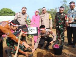 Hari Bhayangkara Ke- 78, Polres Bungo Tanam 2.305 Pohon