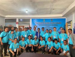 Para Peserta UKW PWI Kota Tangerang Dinyatakan Kompeten 100 Persen