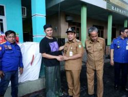 Sambangi Lokasi Kebakaran Ponpes, Dr. Nurdin : Respons Cepat dan Salurkan Bantuan