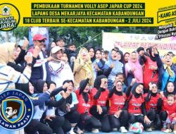Turnamen Voli Asjap Cup Digelar di Kecamatan Kabandungan, 18 Tim Siap Berlaga