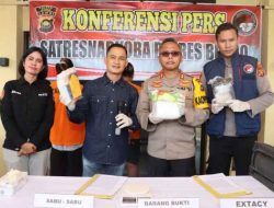 Satresnarkoba Polres Bungo Tangkap Wanita  Simpan Sabu 1 Kg Dalam Koper