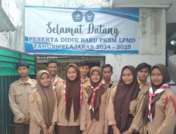 Sekolah Kesetaraan PKBM LPMD Tutup Semua Rangkaian Kegiatan MPLS Dengan Api Ungun