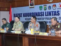 Sukseskan Pilkada 2024, Forkopimko Gelar Rakor Ops Mantap Brata Jaya 2024