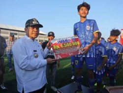 Turnamen U-19 Antar Kecamatan Sukses Digelar, Pj: Ajang Cetak Pesepakbola Muda Potensial