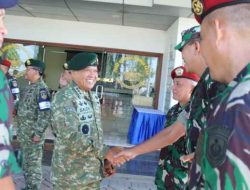 Kunjungan Pangkostrad Di Puskopaska Turut Disambut Dandim 0830/Surabaya Utara