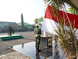 Kasrem Pimpin Upacara HUT RI Ke-79 di Makorem 084/BJ