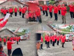 Peringati HUT Kemerdekaan RI Ke 79, DPC PDI Perjuangan Kabupaten Sukabumi Melaksanakan Upacara Bersama