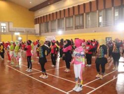 Ratusan Peserta Ikuti Lomba Senam Kreasi, Sekda : Momentum Silaturrahmi dan Sadar Kesehatan