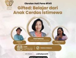 Webinar SATUPENA Ungkap Cara Tepat Bagaimana Belajar dari Anak Cerdas Istimewa