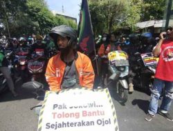 Meski Dukung Aksi Jabodetabek, Frontal Jatim Nyatakan Belum Ada Aksi dari Ojol dan Taksi Online di Jawa Timur