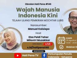 SATUPENA Ungkap Wajah Manusia Indonesia Terkini