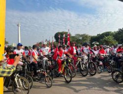 Diikuti Lebih dari 500 Peserta, Fun Bike Pokja PWI Jakarta Utara Berlangsung Meriah